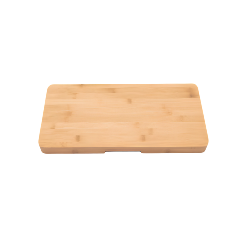 Bamboo Cheese Board & Knife Set Wooden Serving Platter
