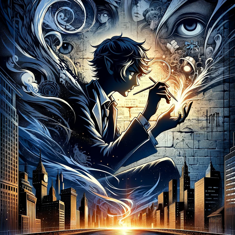 Enigmatic Dusk Puzzle- Manga Canvas