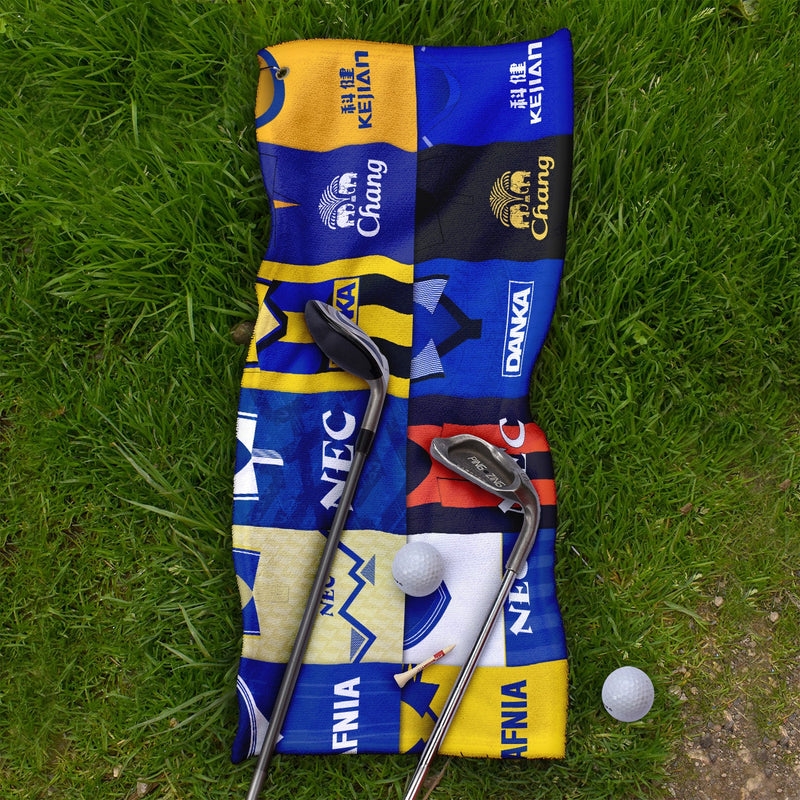 Merseyside Blues - Kit Montage - Golf Towel