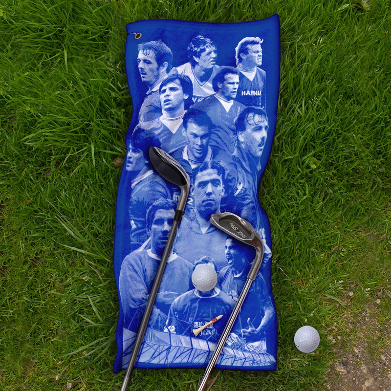 Merseyside Blues Montage - Golf Towel