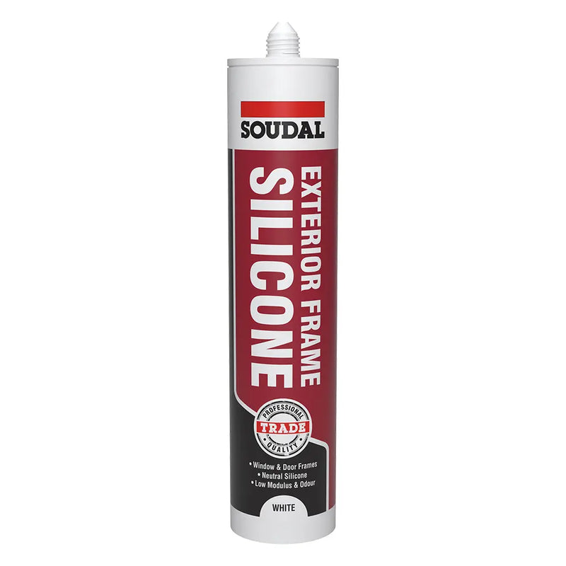 Soudal Trade Exterior Frame Silicone - Weatherproof Silicone for Window & Door Frames
