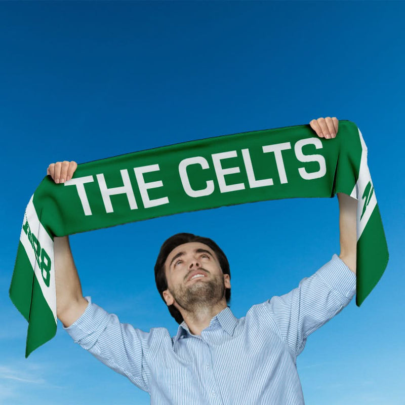 Celtic Legends - Knitted Eyelet Football Scarf