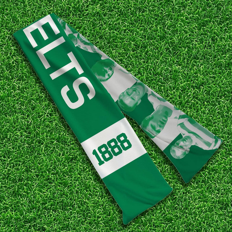 Celtic Legends - Knitted Eyelet Football Scarf