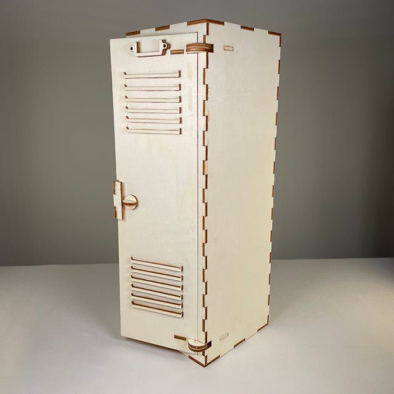 School Locker - Flatpack Model Kit