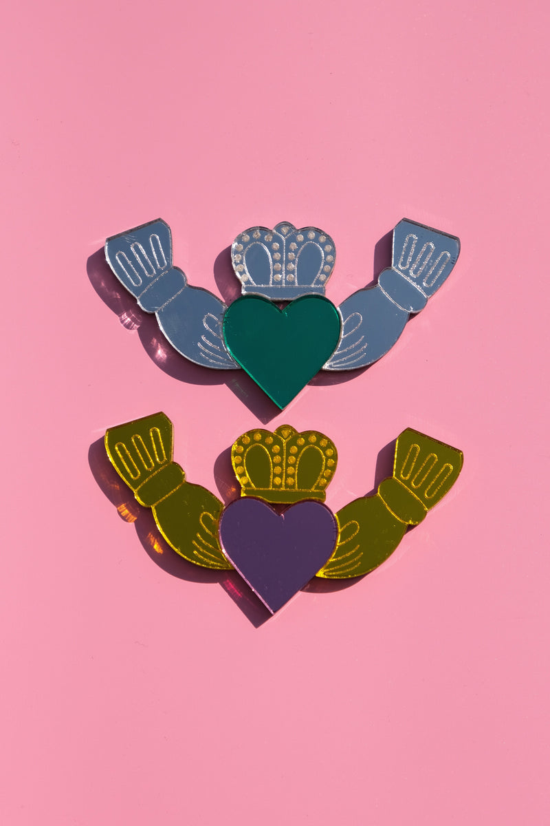Claddagh Ring Hair Clip
