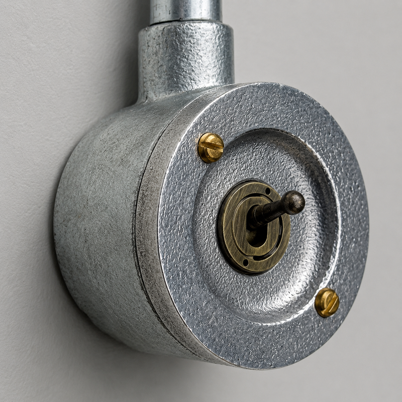 Single Gang Solid Cast Conduit Metal Conduit Light Switch Industrial 2 Way