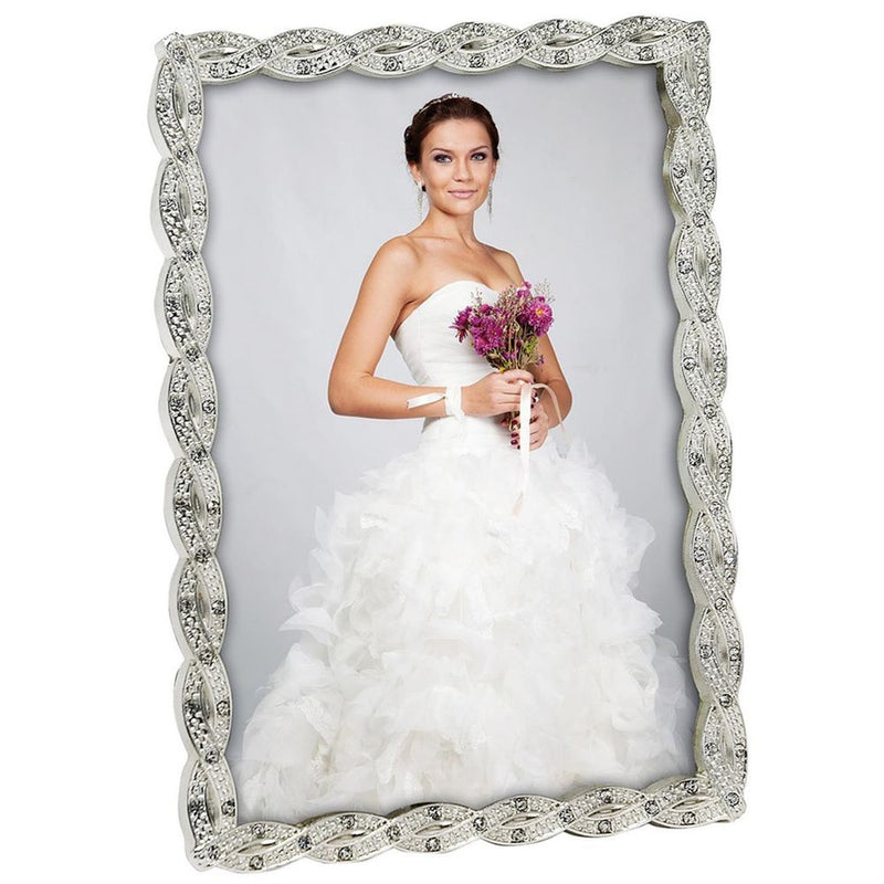 Weaved Silver 6x4 Photo Frame Cezanne