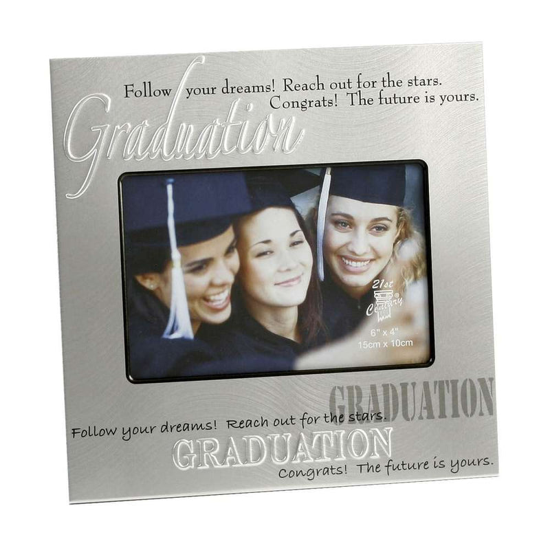 Graduation Photo Frame - Silver 6x4