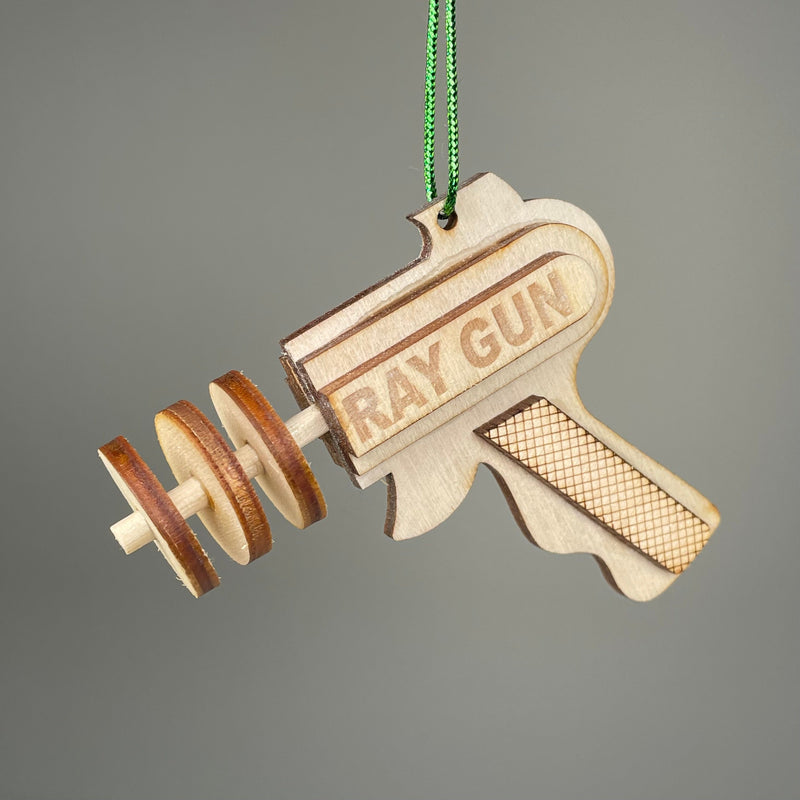 Ray Gun Bauble - Handmade Ornament