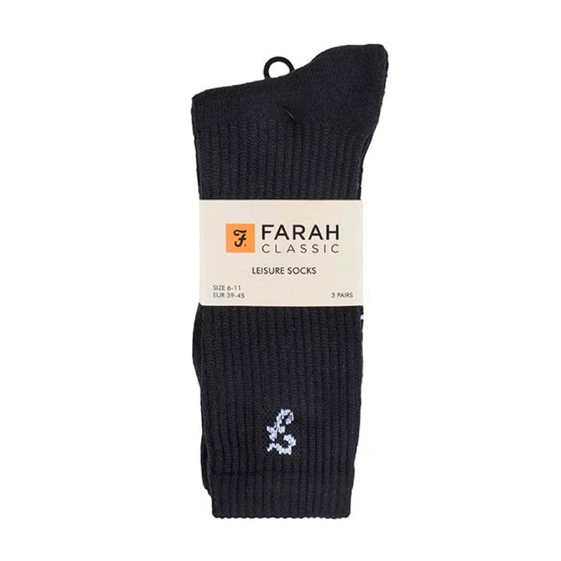 3 Pack Mens Cushioned Sole Athletic Sports Crew Socks