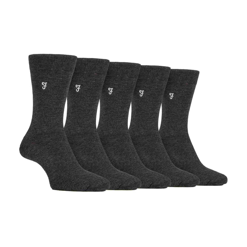 5 Pack Mens Bamboo Bright Striped Patterned Socks