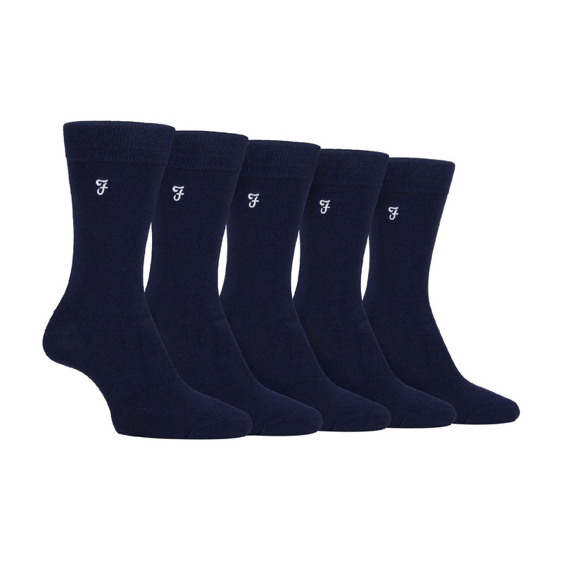 5 Pack Mens Bamboo Bright Striped Patterned Socks