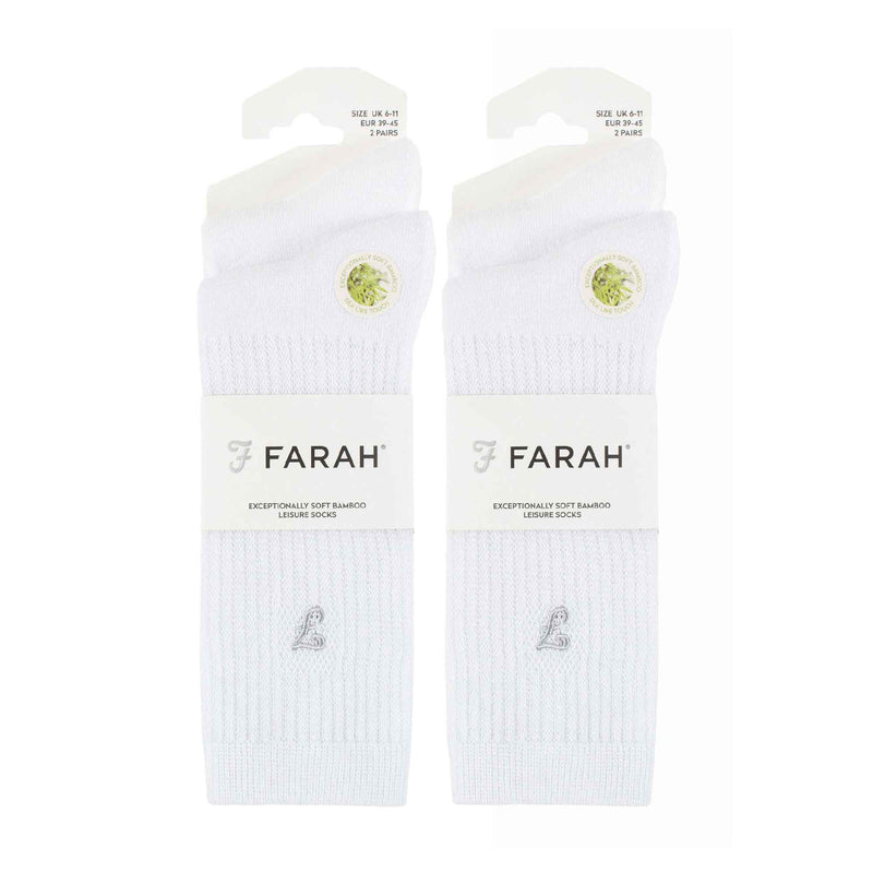 4 Pack Mens Bamboo Diabetic Friendly Leisure Socks