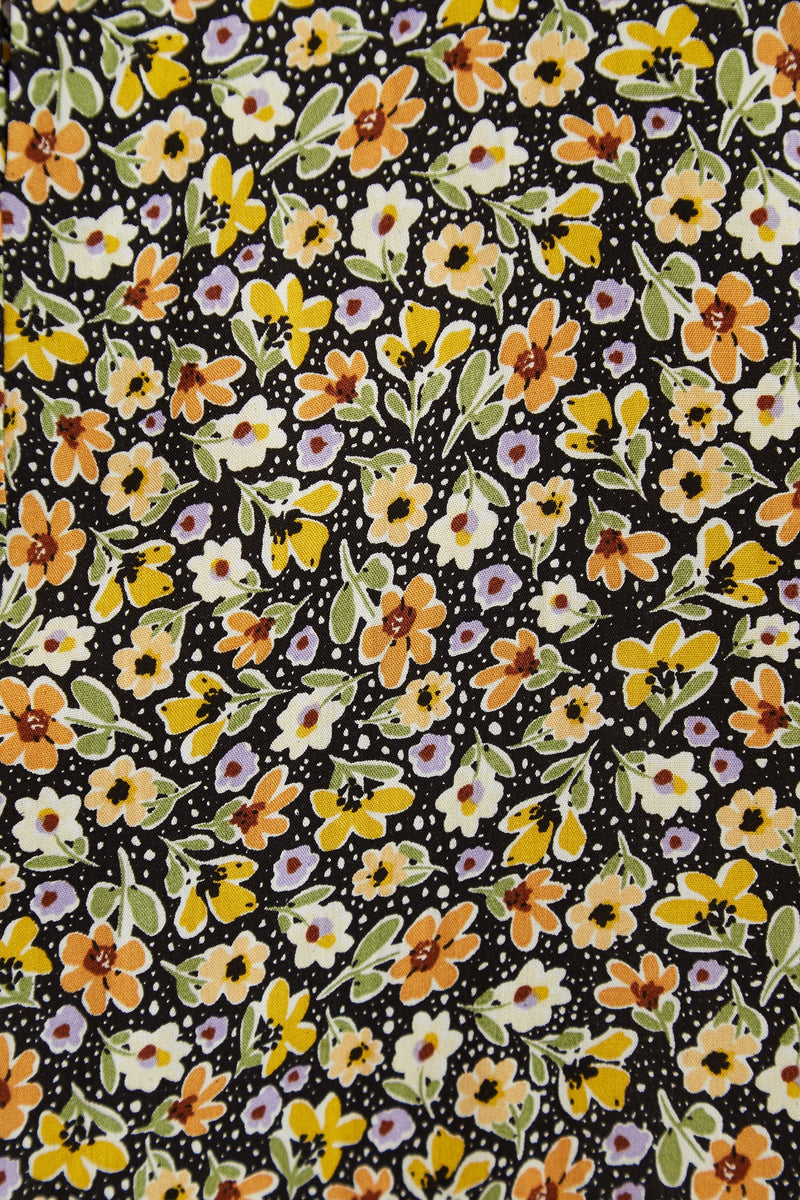 Fleur Santa Fe Floral Midi Shirt Dress