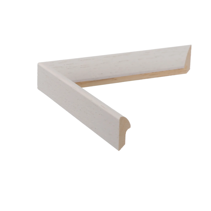 Flux White Grain Picture Frame, 12x16"