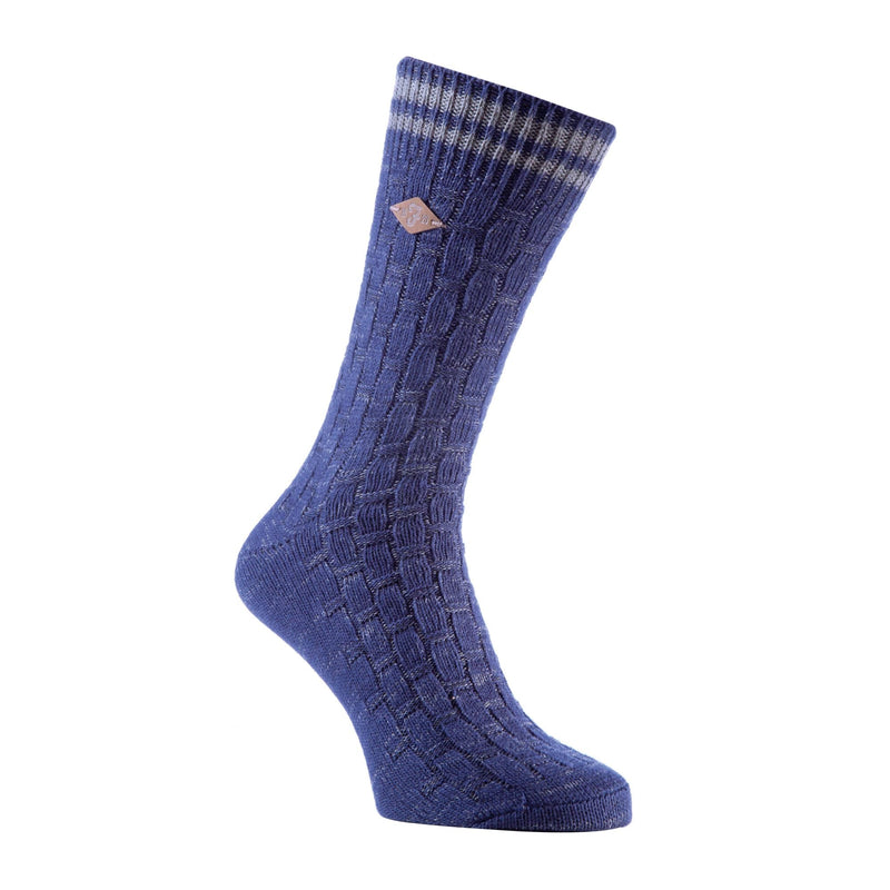 2 Pack Mens Thick Cotton Chunky Knitted formal Boot Socks