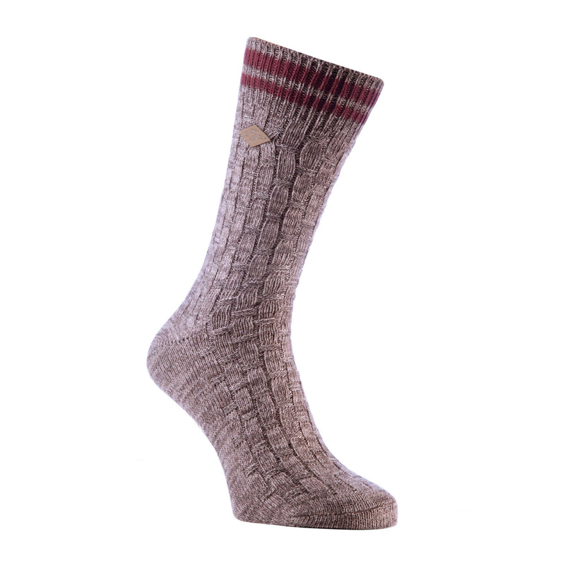 2 Pack Mens Thick Cotton Chunky Knitted formal Boot Socks