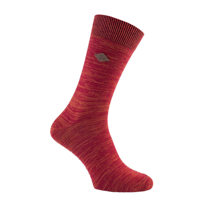 2 Pack Mens Bright Colour Luxury Cotton Casual Crew Socks