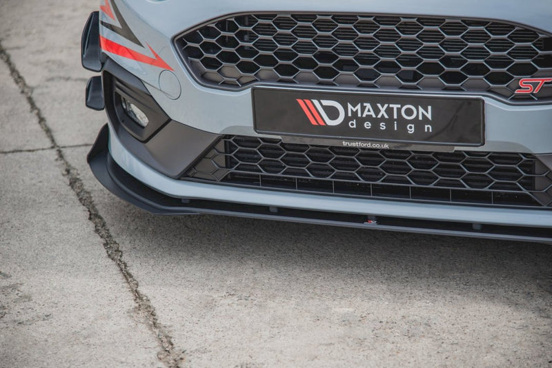 Maxton Design - STREET PRO FRONT SPLITTER (+FLAPS) FORD FIESTA MK8/8.5 ST/ ST LINE