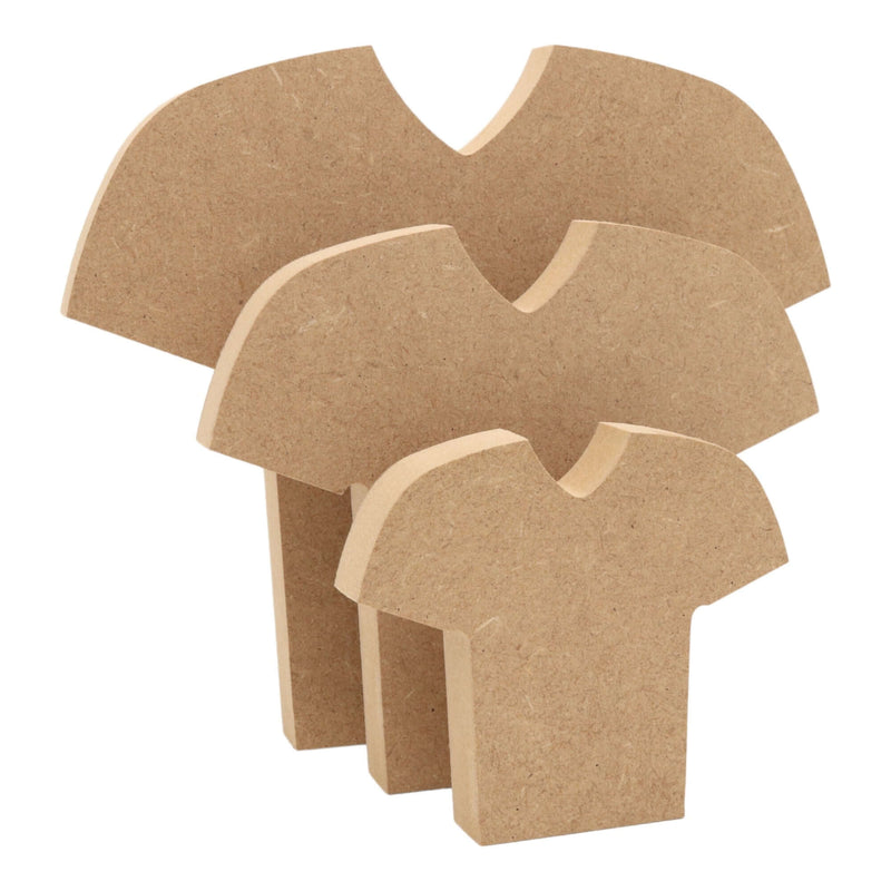 MDF Freestanding Football Shirt Shape