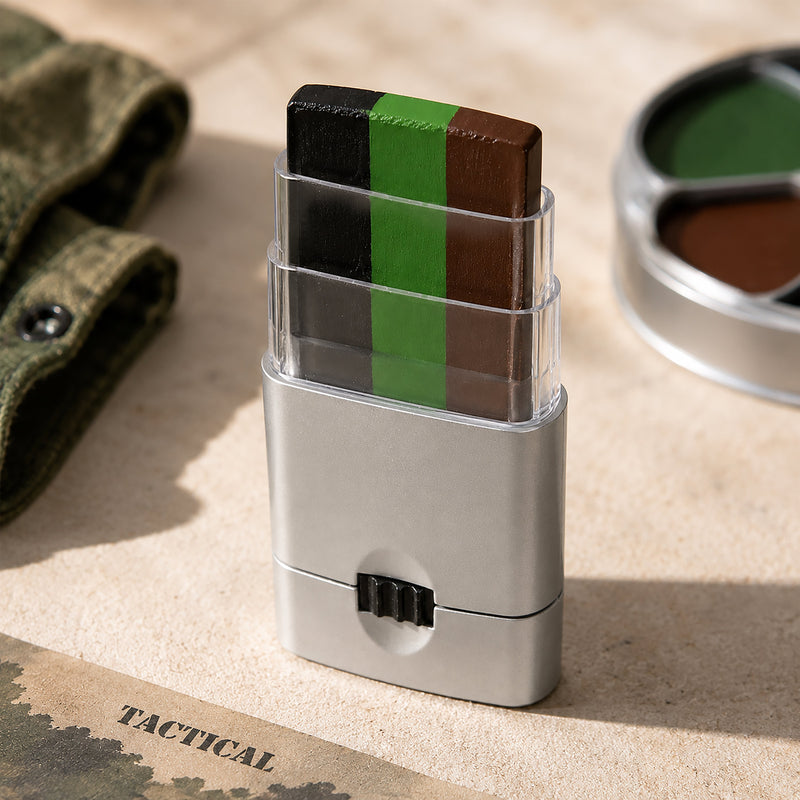 3 Colour Camouflage Military Face Paint Kit