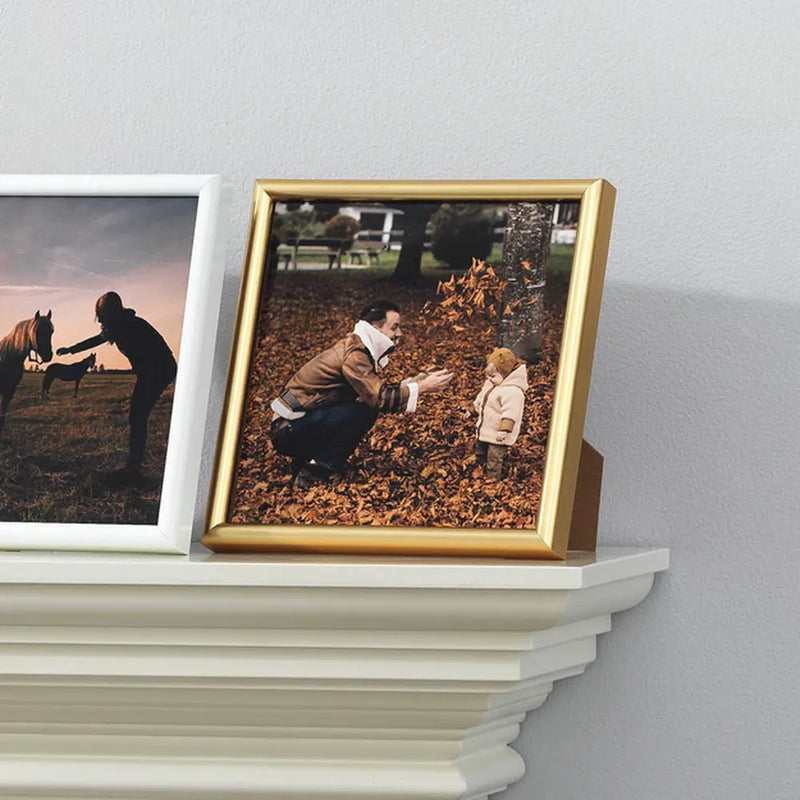 Kenro Frisco 10x10" Photo Frame - Gold