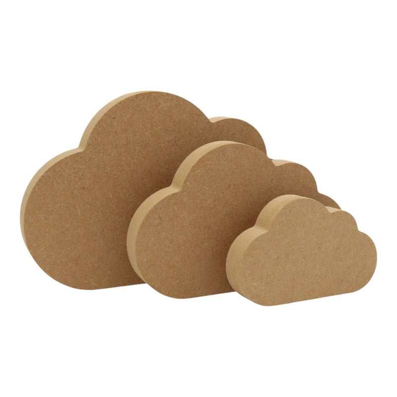 MDF Cloud Shape (Style 2)