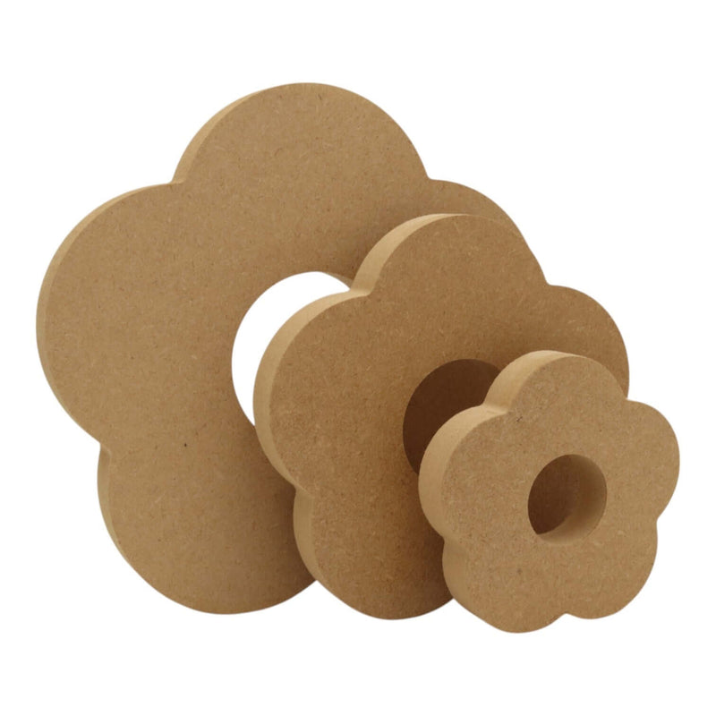 MDF Freestanding Flower Shape (Style 2)