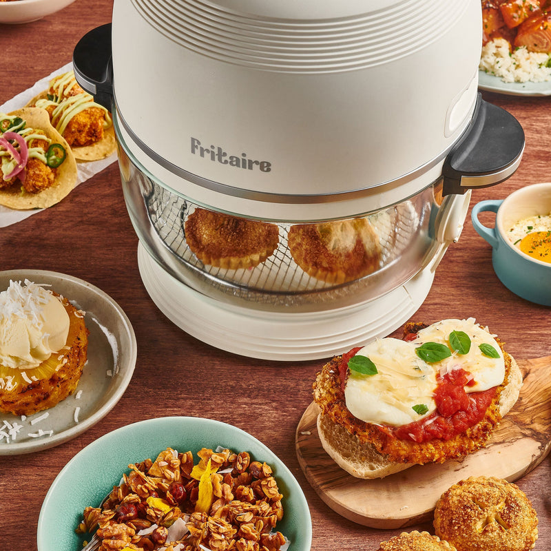 The Self-Cleaning Glass Bowl Air Fryer - TEAL