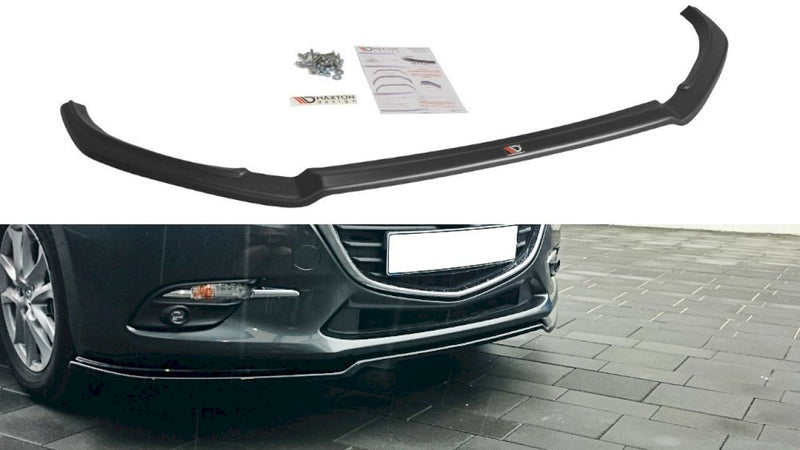 Maxton Design - FRONT SPLITTER V.1 MAZDA 3 MK3 FACELIFT (2017-UP)