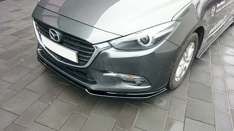 Maxton Design - FRONT SPLITTER V.1 MAZDA 3 MK3 FACELIFT (2017-UP)