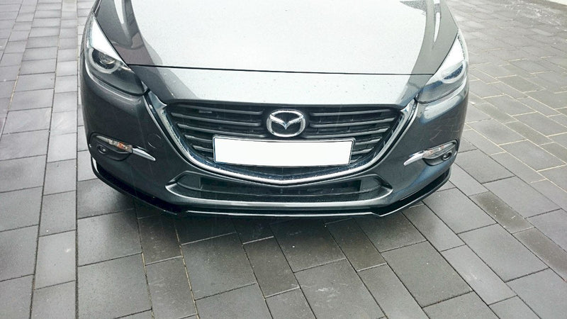 Maxton Design - FRONT SPLITTER V.1 MAZDA 3 MK3 FACELIFT (2017-UP)