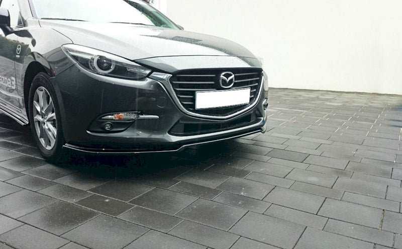 Maxton Design - FRONT SPLITTER V.1 MAZDA 3 MK3 FACELIFT (2017-UP)