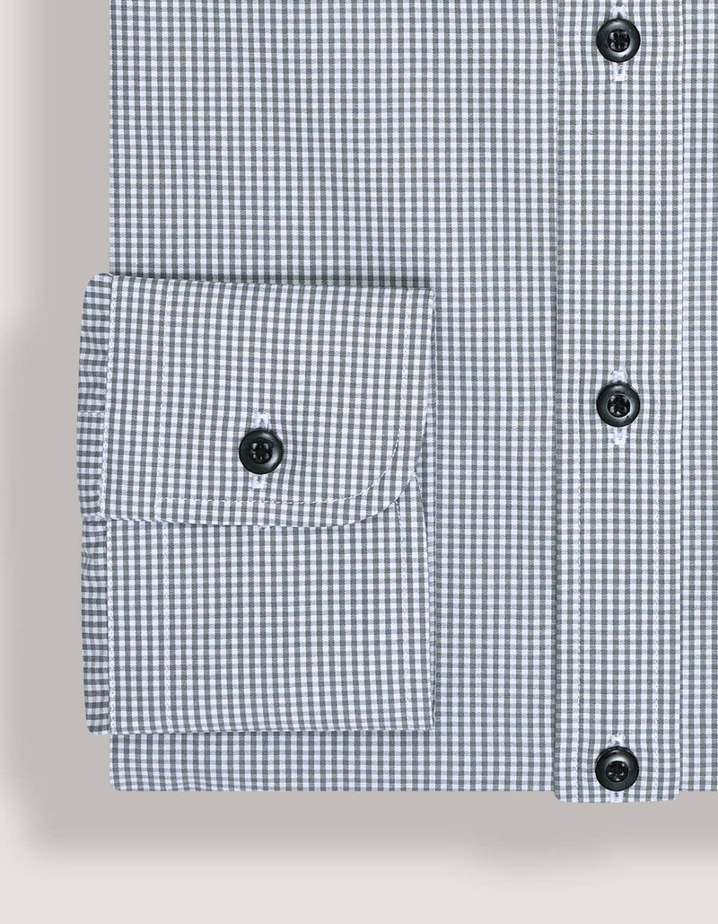 Grey Mini Check Shirt