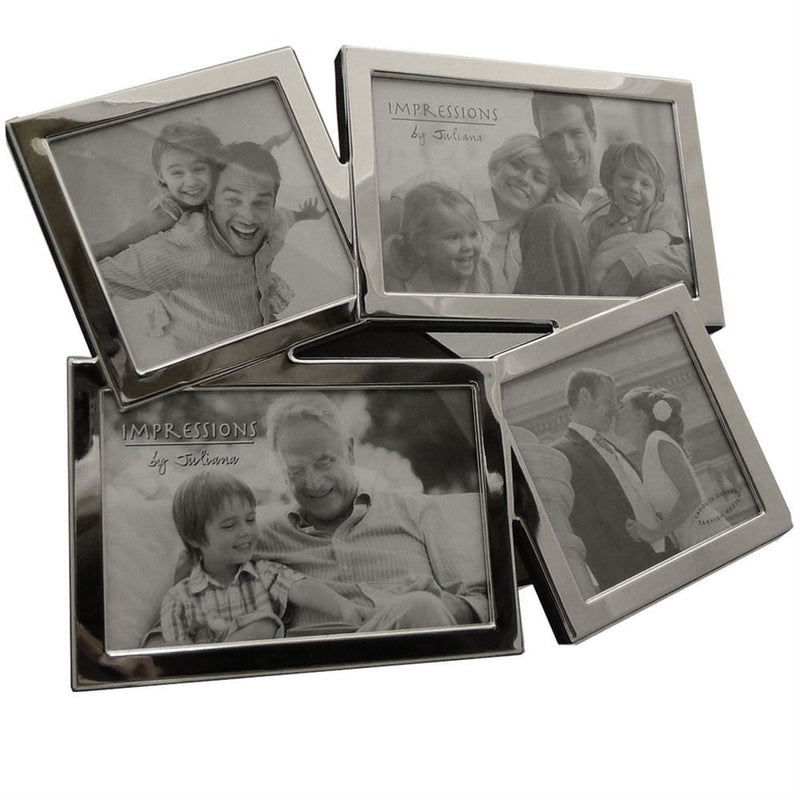 Silver Multi Aperture Photo Frame