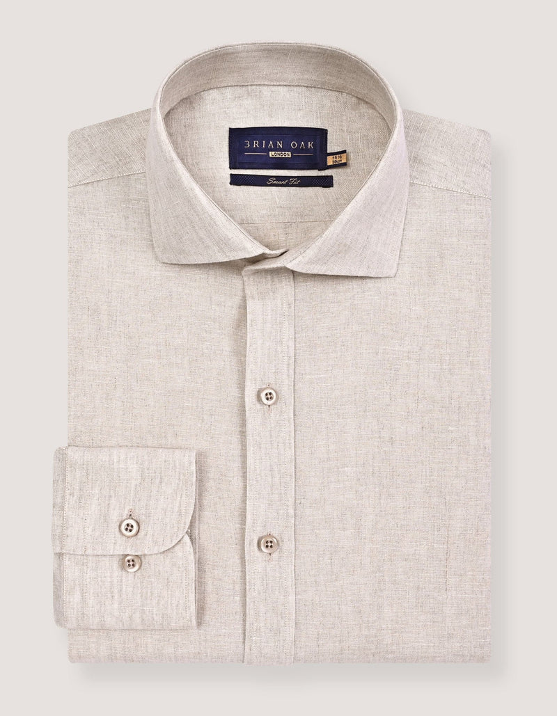 Pure Linen Shirt – Fawn