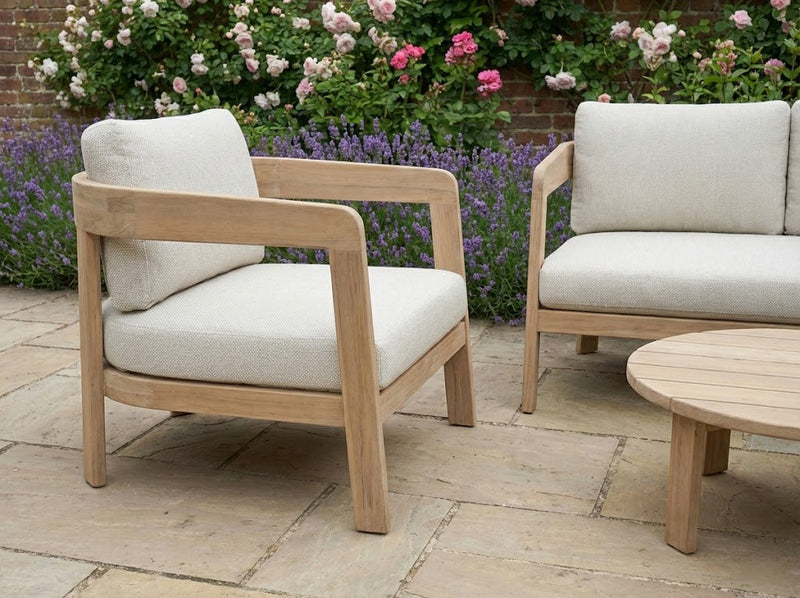Leno Lounge Set with FSC Acacia Coffee Table