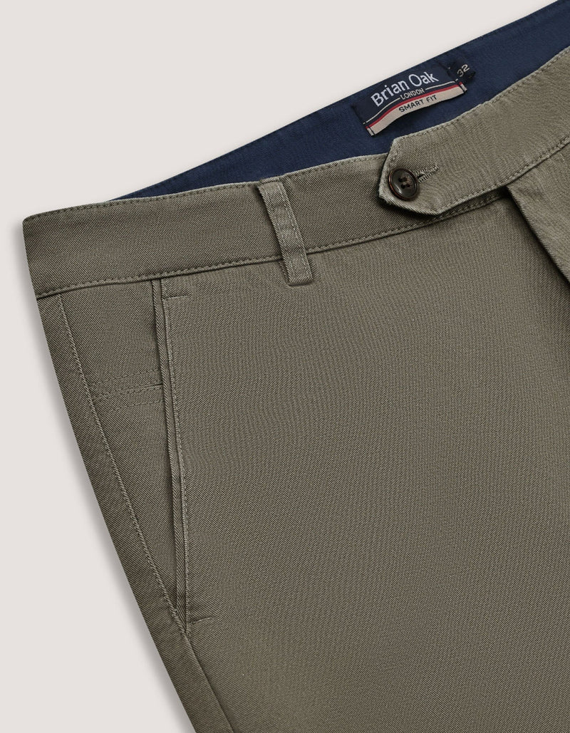 Light Brown Performance Chino Trouser