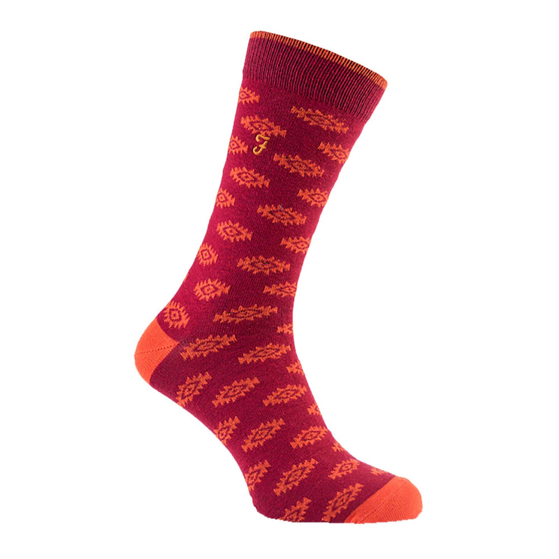 2 Pack Mens Retro Cotton Rich Luxury Formal Dress Socks
