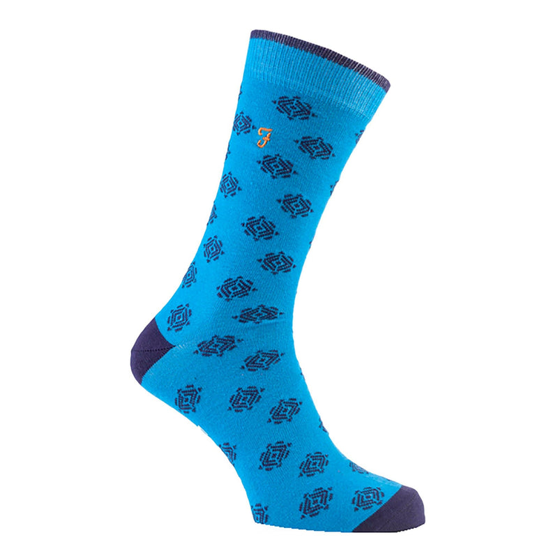 2 Pack Mens Retro Cotton Rich Luxury Formal Dress Socks
