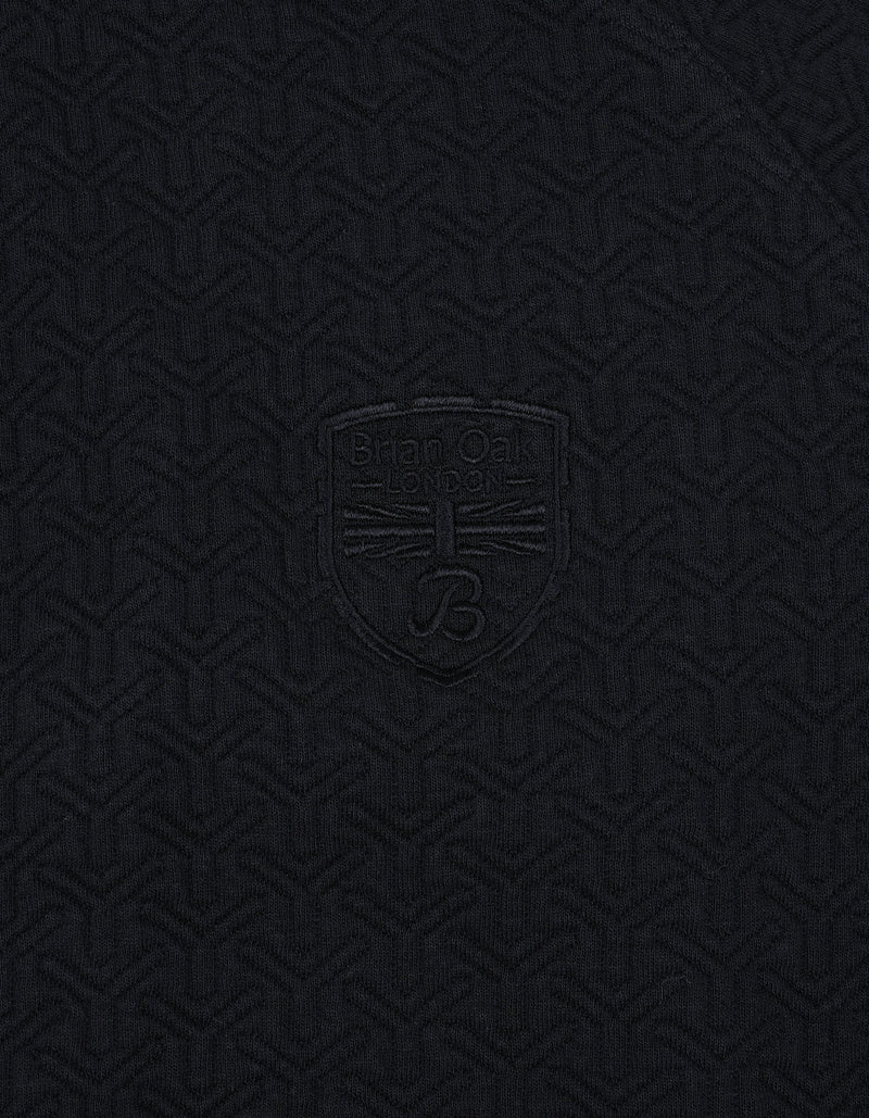 Black Fleece Zippered Jacket