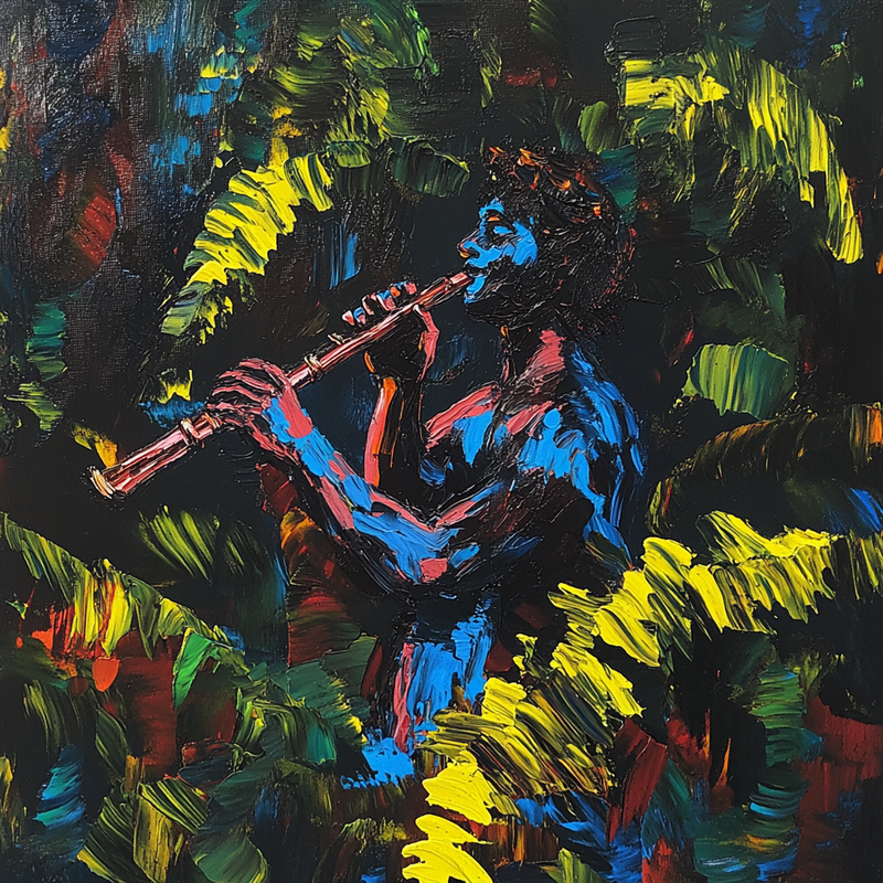 Faun's Serenade Canvas