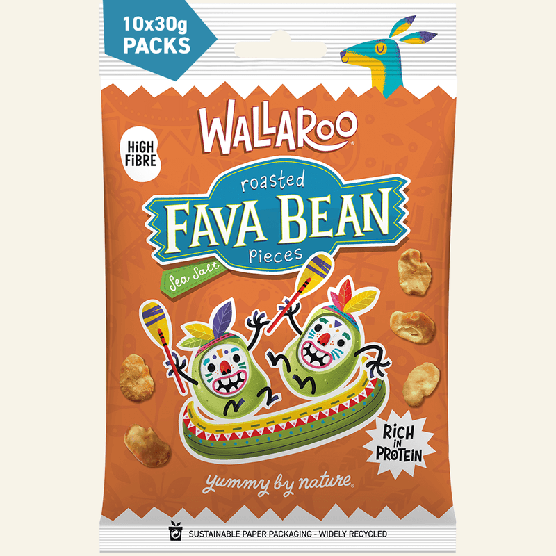 Roasted Fava Bean Pieces - Sea Salt