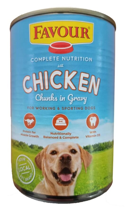 6 X Favour Chicken Chunks Gravy 1240g