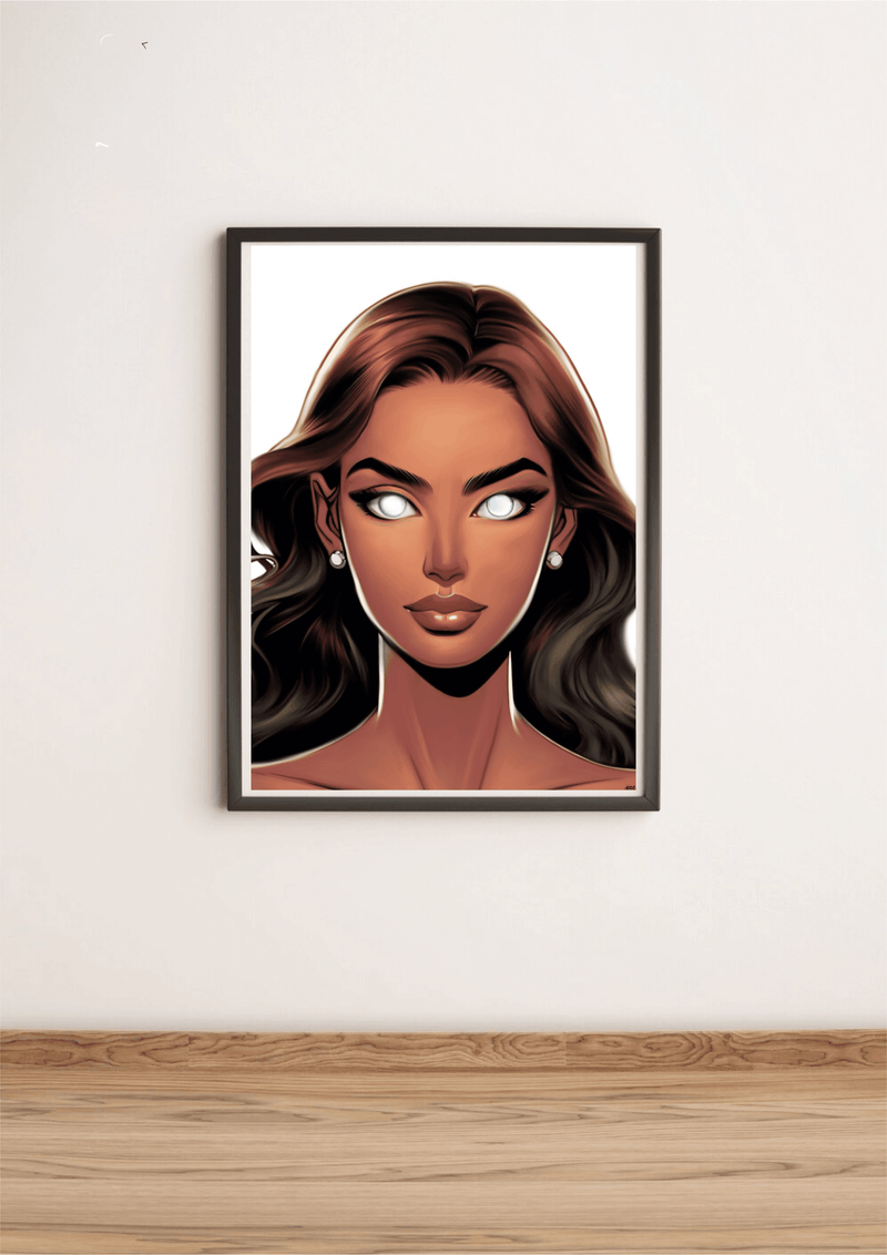 Female Gaze Art Print | Empowering Feminine Wall Decor
