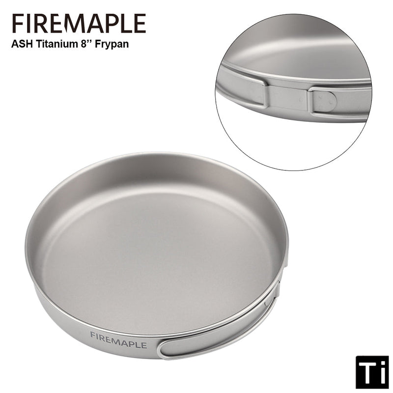 Firemaple Ash Titanium 8" Frying pan