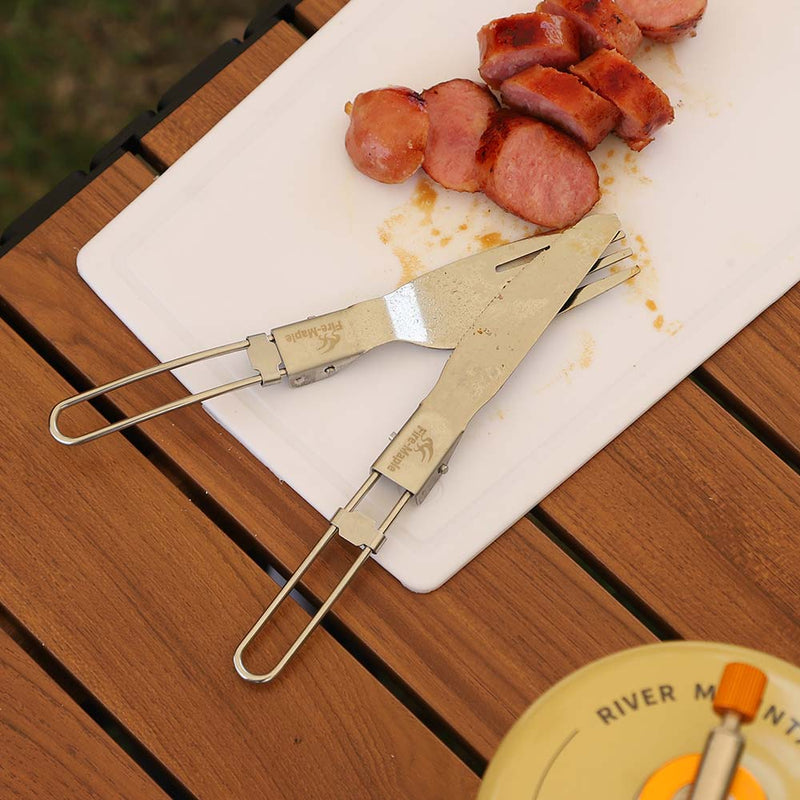 Firemaple FMT-803 Stainless Folding Cutlery Set