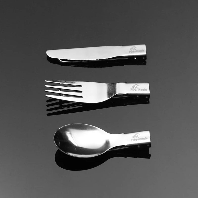 Firemaple FMT-803 Stainless Folding Cutlery Set