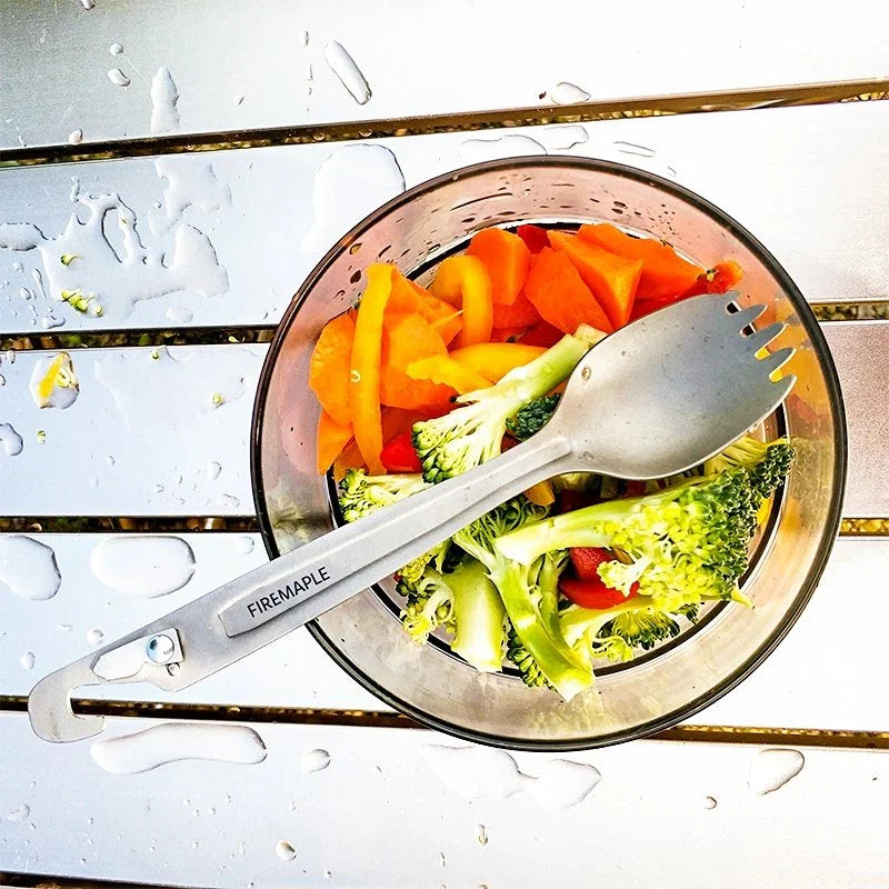 Firemaple Woodpecker Three-in-one Titanium Spork