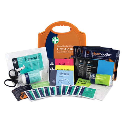 First Aid Kit – Heavy Bleed & Burns (Small)